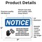 Signmission Saw Blade Present Disconnect Sign With Symbol, 7 in W x Rectangle, Vinyl Decal OS-2PACK-NS-D-57-L-18245 - alternate 6
